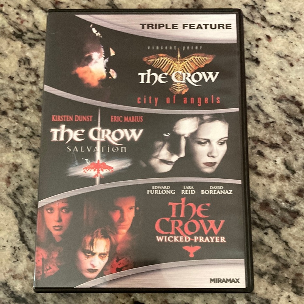 The Crow DVD triple feature